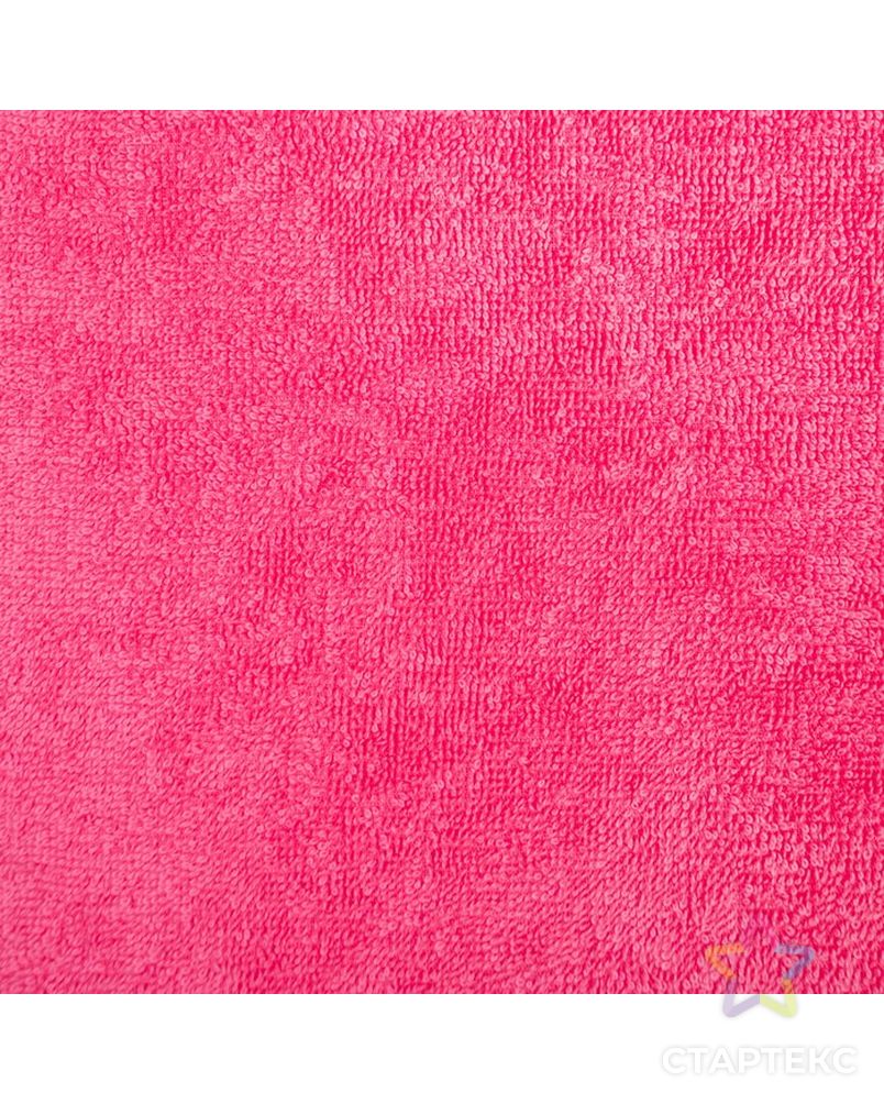 Полотенце махровое "Этель" 30*60 см, цв. Ярко-розовый 100% хлопок, 340 г/м2 арт. СМЛ-200179-1-СМЛ0007522367