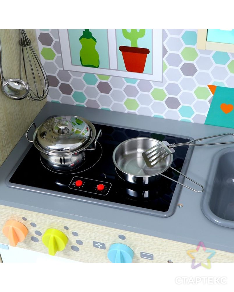 Детский игровой набор «Кухня» 95 × 29 × 91 см арт. СМЛ-222767-1-СМЛ0007532350 4