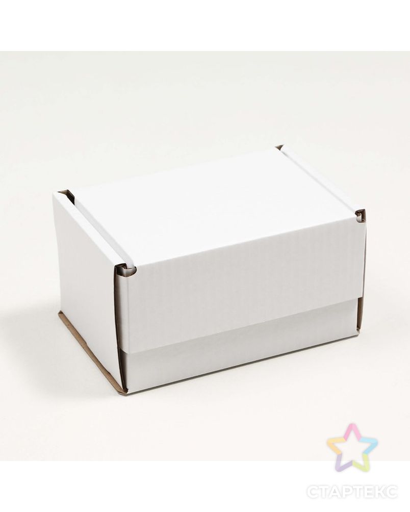 Коробка самосборная, белая, 17 x 12 x 10 см, арт. СМЛ-223522-1-СМЛ0007533736 1