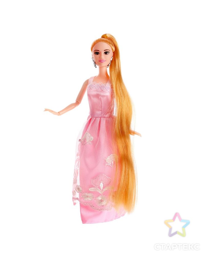 Кукла-модель шарнирная "Синтия" в платье, длинные волосы, МИКС арт. СМЛ-212018-1-СМЛ0007558977 2