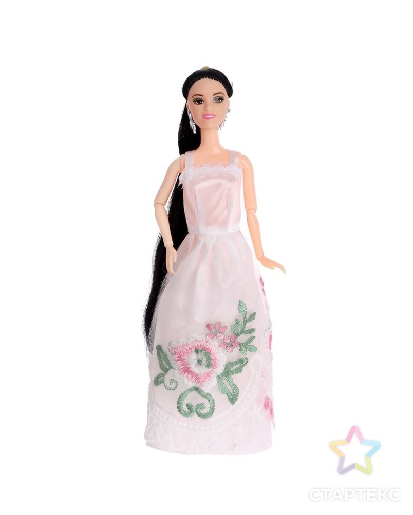 Кукла-модель шарнирная "Синтия" в платье, длинные волосы, МИКС арт. СМЛ-212018-1-СМЛ0007558977 4