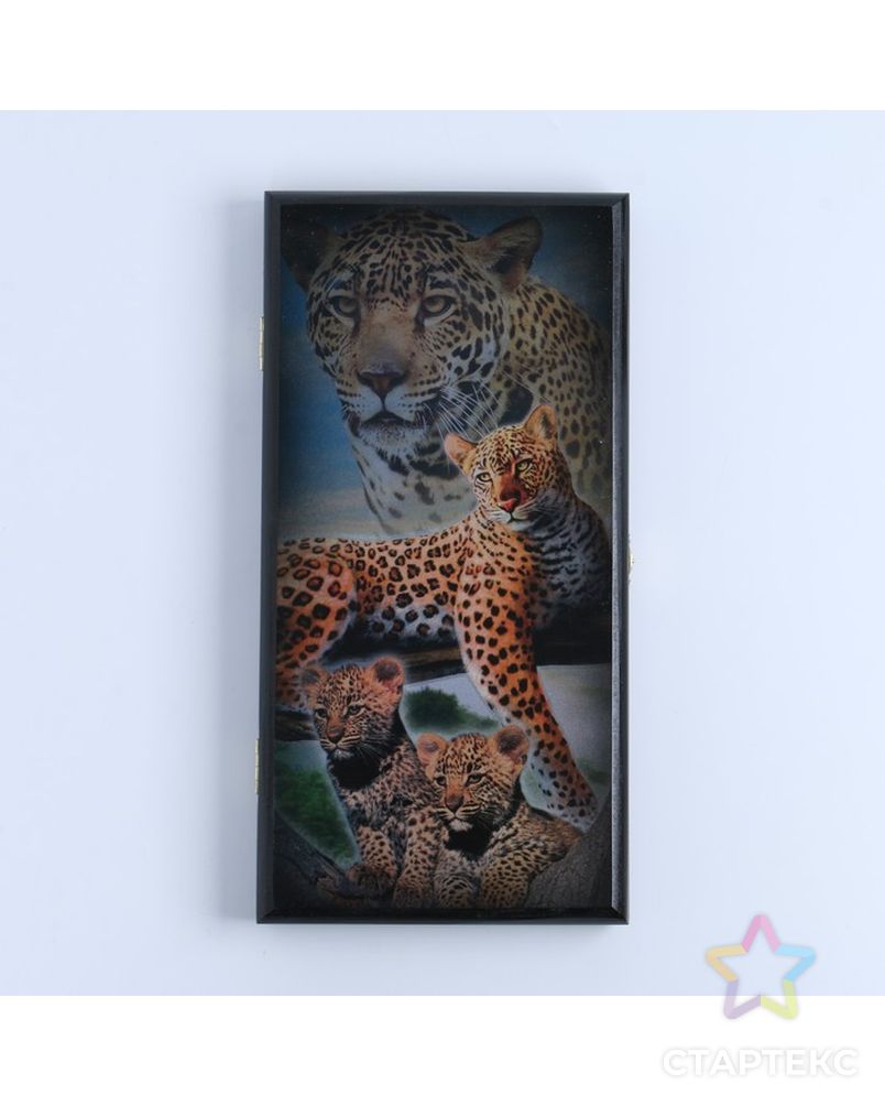 Нарды "Леопард" 40 x 40 см арт. СМЛ-194802-1-СМЛ0007559135 4