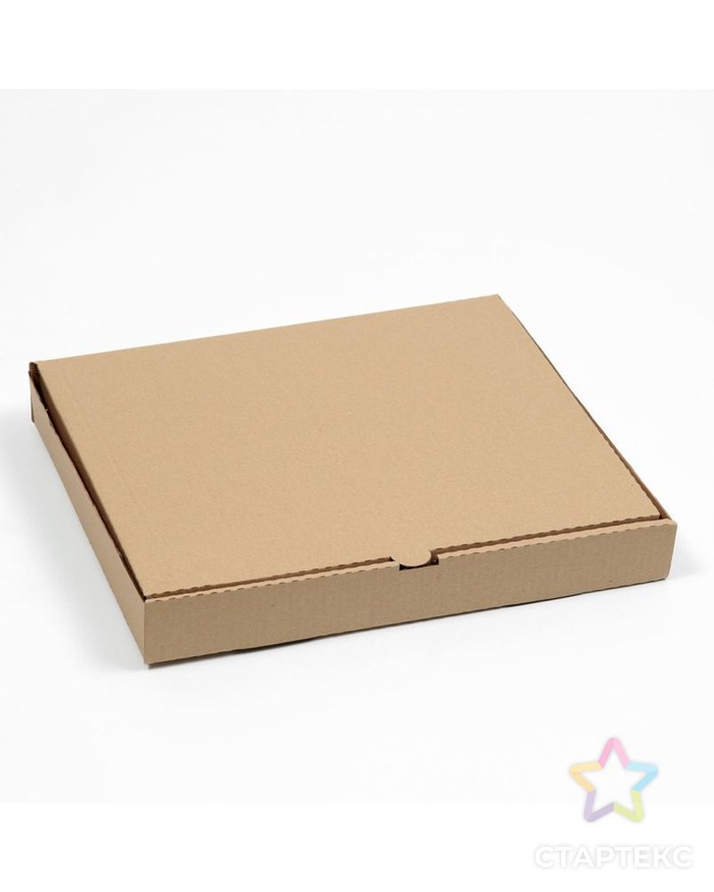 Коробка для пирога, крафт, 40 х 33 х 6 см арт. СМЛ-213455-1-СМЛ0007580748 1