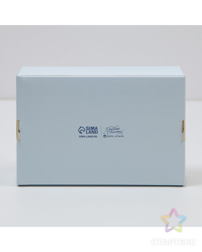 Коробка для эклеров с вкладышами «Фиалки» - (вкладыш - 4 шт) 20 х 15 х 5 см арт. СМЛ-230020-1-СМЛ0007598245 3