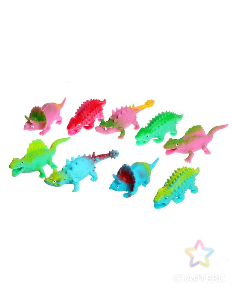 Мялка "Динозавр", цвета МИКС арт. СМЛ-228024-1-СМЛ0007602058 3