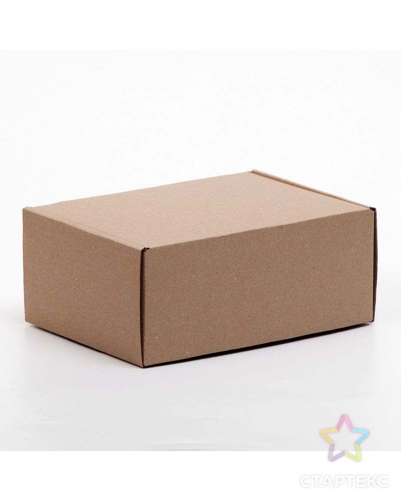 Коробка самосборная, бурая, 23 х 17 х 10 см, арт. СМЛ-215745-1-СМЛ0007620641 1