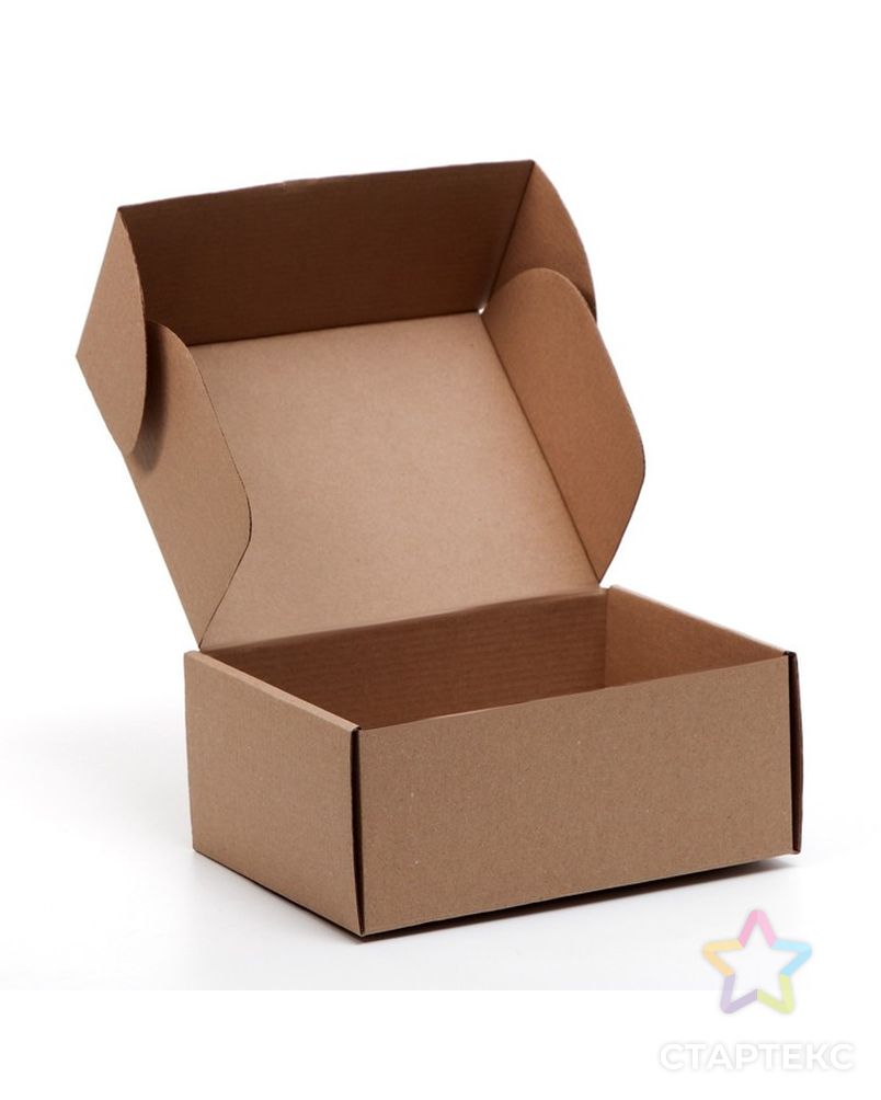 Коробка самосборная, бурая, 23 х 17 х 10 см, арт. СМЛ-215745-1-СМЛ0007620641 2