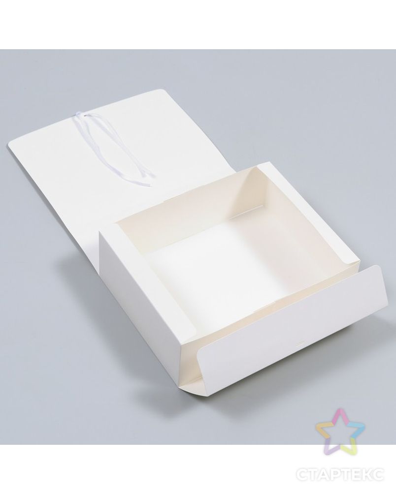 Коробка складная, белая, 27 х 21 х 9 см арт. СМЛ-226120-1-СМЛ0007653874 3