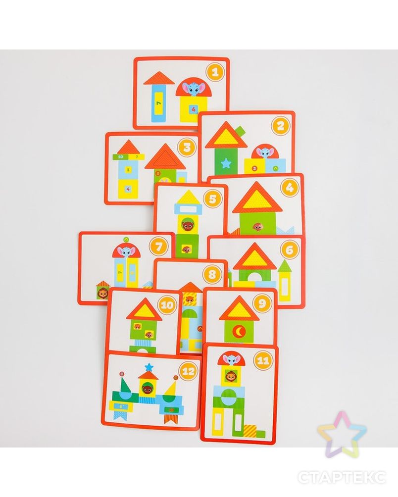 Детский развивающий игровой набор "Собери картинку" EVA+карточки, цвет МИКС арт. СМЛ-223528-1-СМЛ0007664695 4