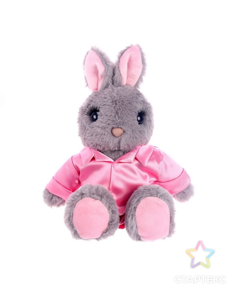 Мягкая игрушка Зайка в пижаме, цвет розовый арт. СМЛ-220678-1-СМЛ0007671739 4