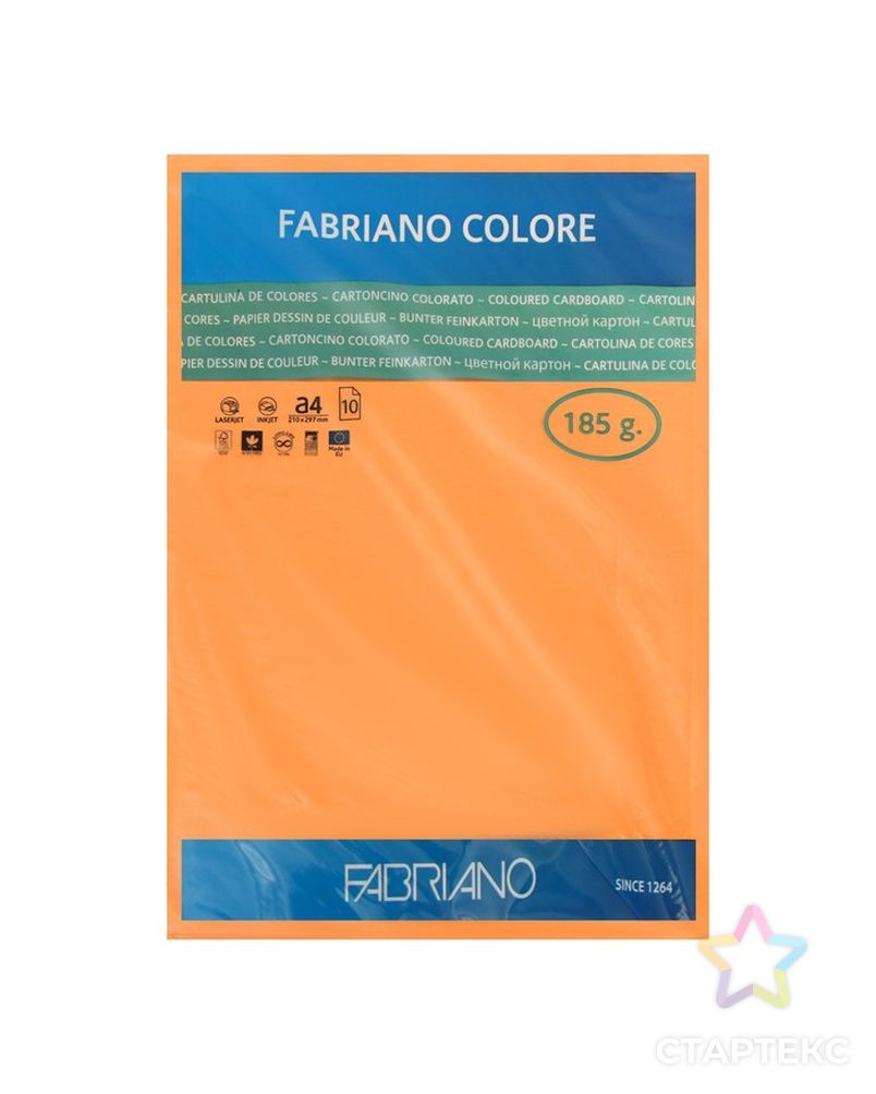 Бумага цветная Fabriano COLORE, 210 х 297мм, 185г/м², AVANA, ваниль арт. СМЛ-220676-1-СМЛ0007707608