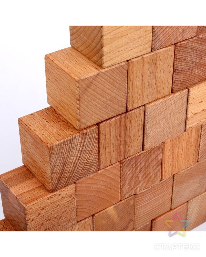 Набор деревянных кубиков 30 шт. арт. СМЛ-226166-1-СМЛ0007750449 4