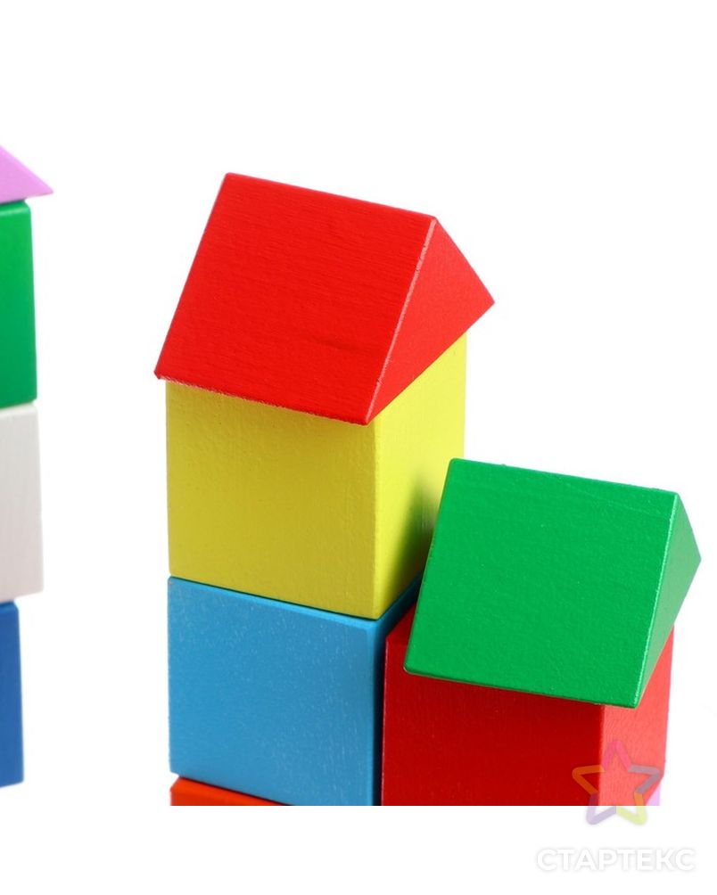 Кубики-треугольники, строительный набор. арт. СМЛ-225548-1-СМЛ0007751511 3