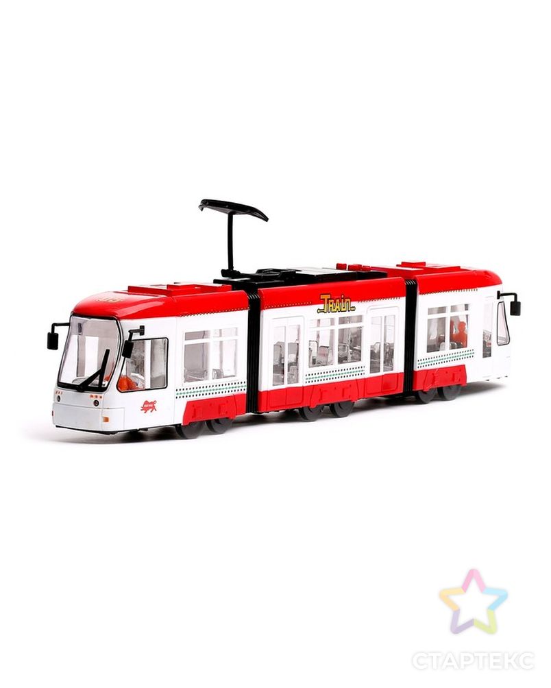 Трамвай «Городской», работает от батареек, световые эффекты, цвета МИКС арт. СМЛ-102416-1-СМЛ0000775936 6