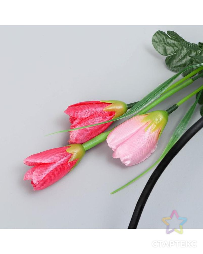 Декор тинги "Тюльпаны" 150 см (фасовка 5 шт, цена за 1шт) микс арт. СМЛ-163004-2-СМЛ0000854845 3