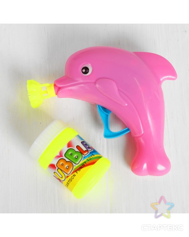 Мыльные пузыри «Дельфин на волне» с насадкой, 60 мл, цвета МИКС арт. СМЛ-125154-1-СМЛ0000860350