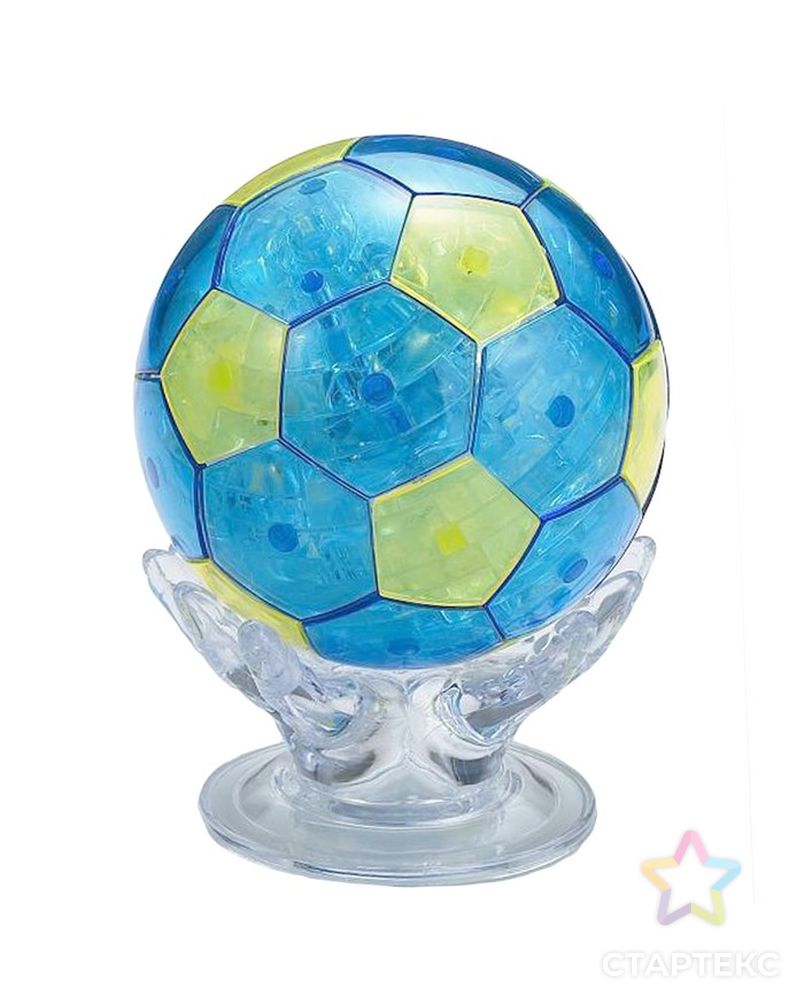 Пазл 3D кристаллический «Мяч», 77 деталей, световые эффекты, работает от батареек, МИКС арт. СМЛ-102985-1-СМЛ0000867772 2