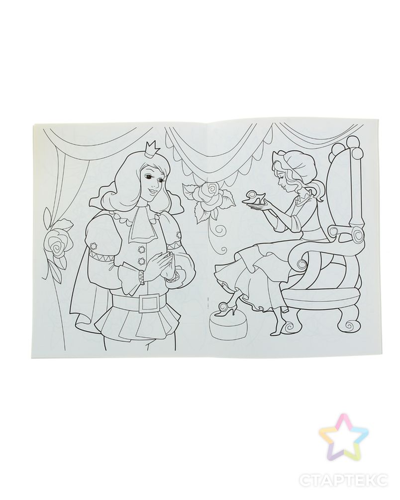 Раскраска для девочек «Сказочные принцессы» арт. СМЛ-106266-1-СМЛ0000887318 2