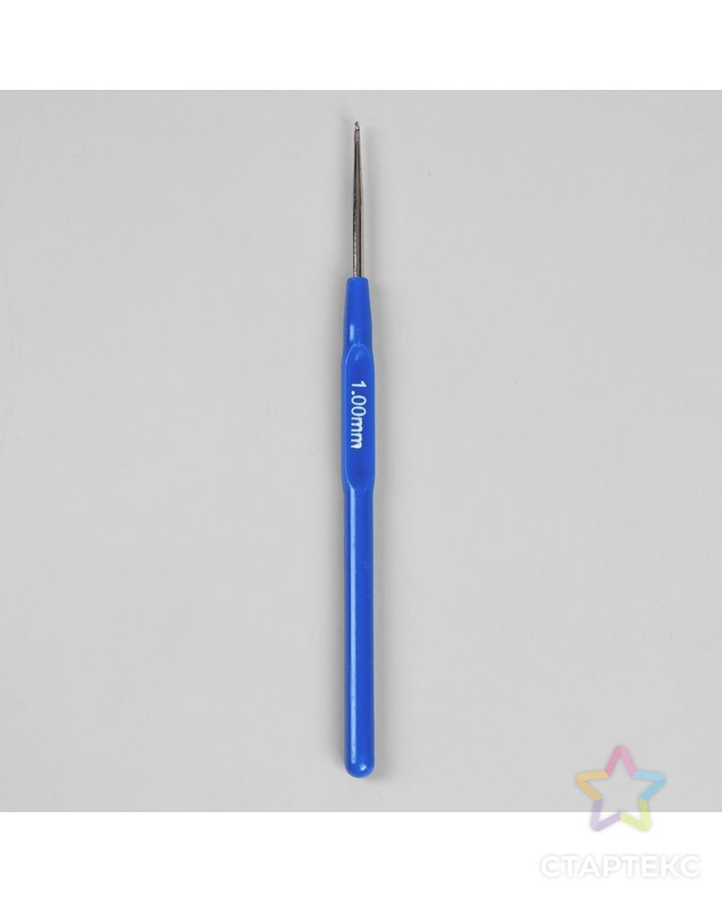 Крючок для вязания, с пластиковой ручкой, d = 2,5 мм, 13,5 см арт. СМЛ-19616-6-СМЛ0971316 3