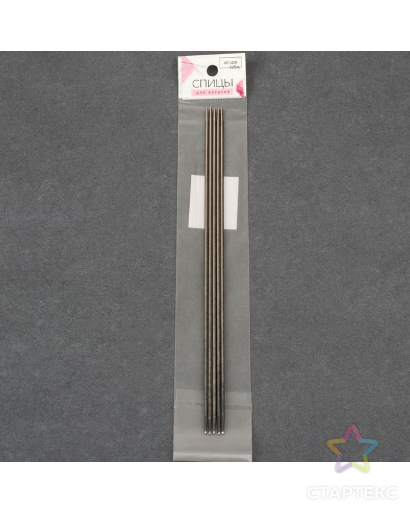 Спицы для вязания, чулочные, d = 4,5 мм, 25 см арт. СМЛ-19614-5-СМЛ0971319 4