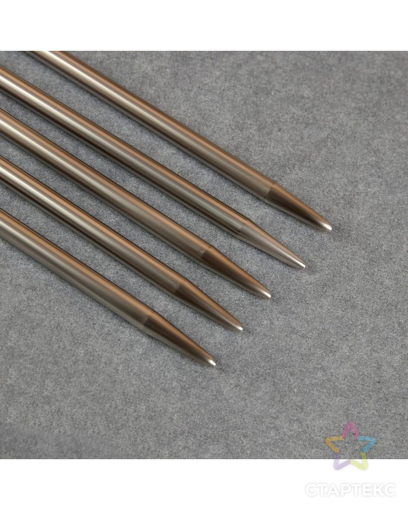 Спицы для вязания, чулочные, d = 4,5 мм, 25 см арт. СМЛ-19614-7-СМЛ0971327 3