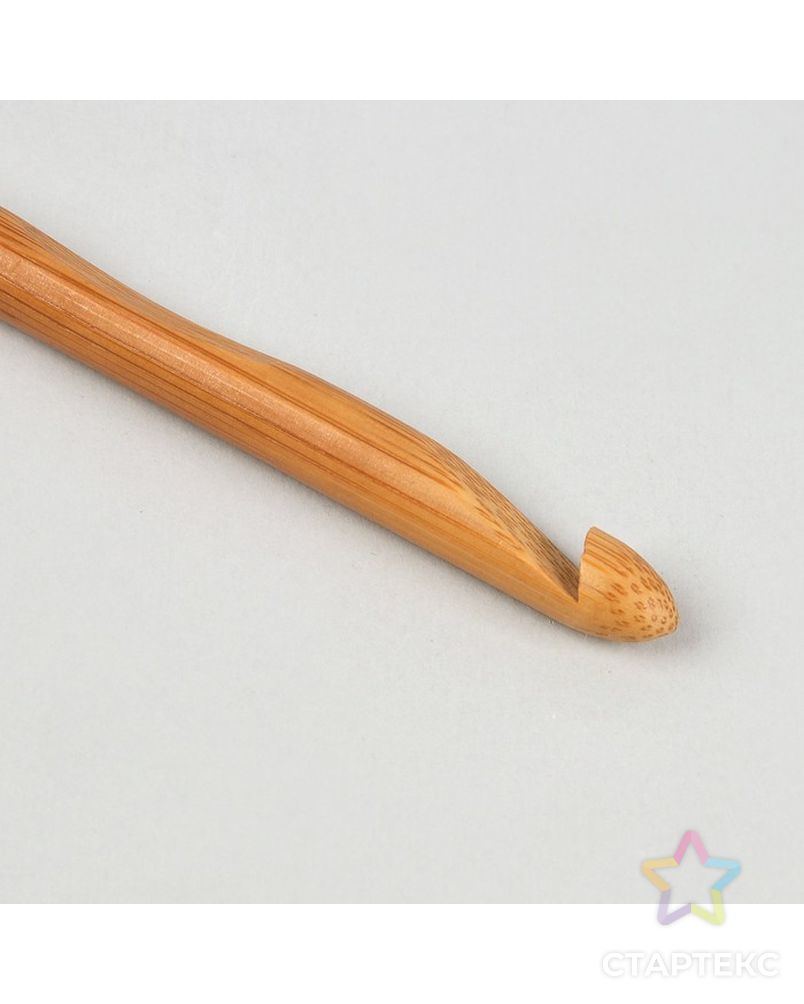 Крючок для вязания, бамбуковый, d=7мм арт. СМЛ-19613-2-СМЛ0971342 2