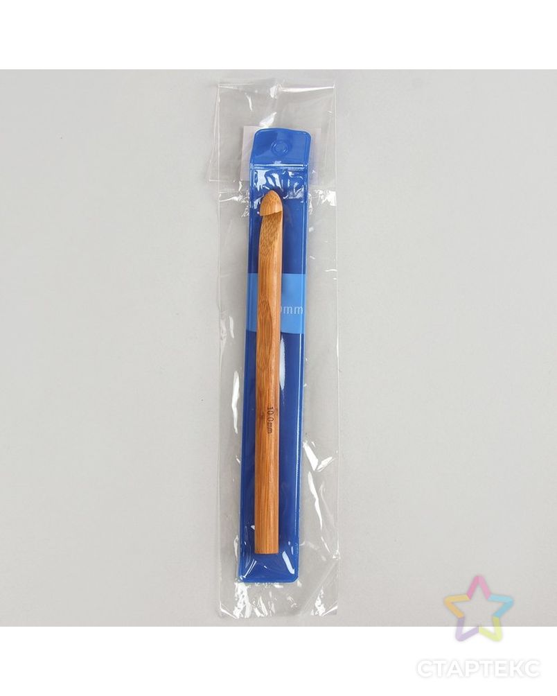 Крючок для вязания, бамбуковый, d=7мм арт. СМЛ-19613-2-СМЛ0971342 3