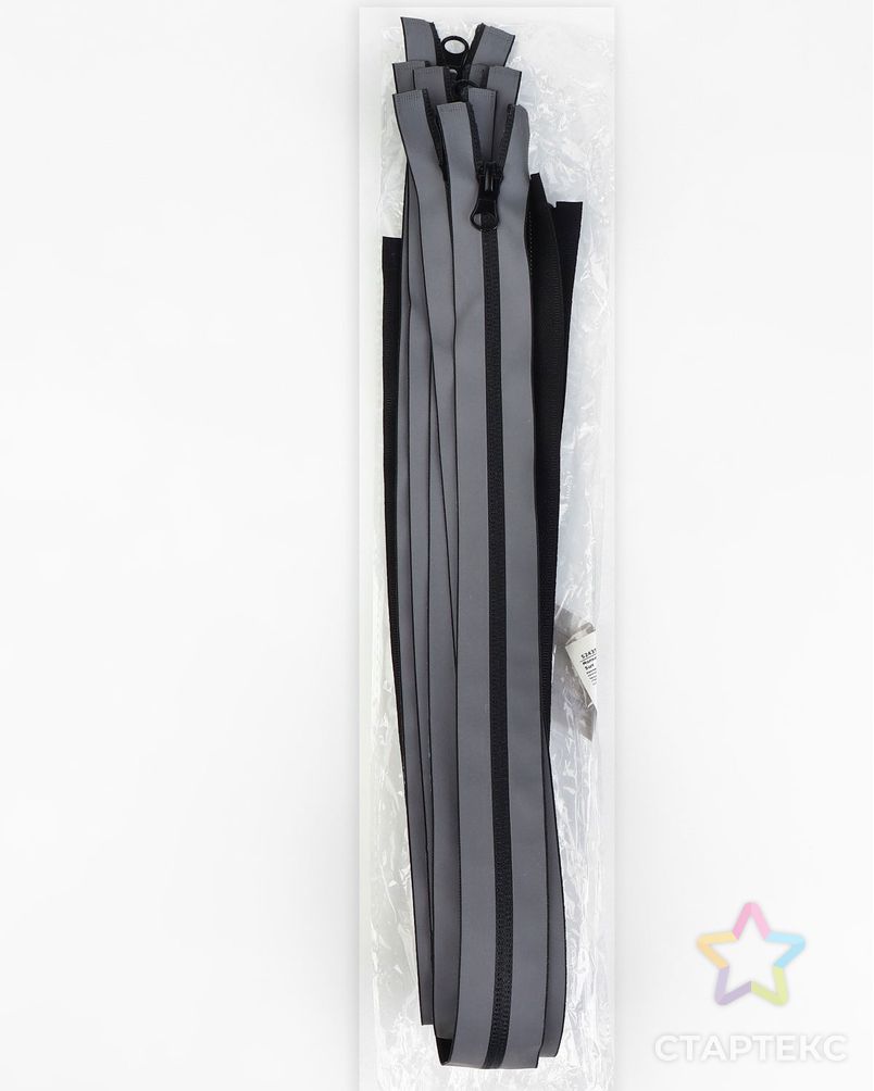 Молния «Спираль», водонепроницаемая, светоотражающая, №7, разъёмная, 60 см, цвет серый арт. СМЛ-208218-2-СМЛ0005243513 2