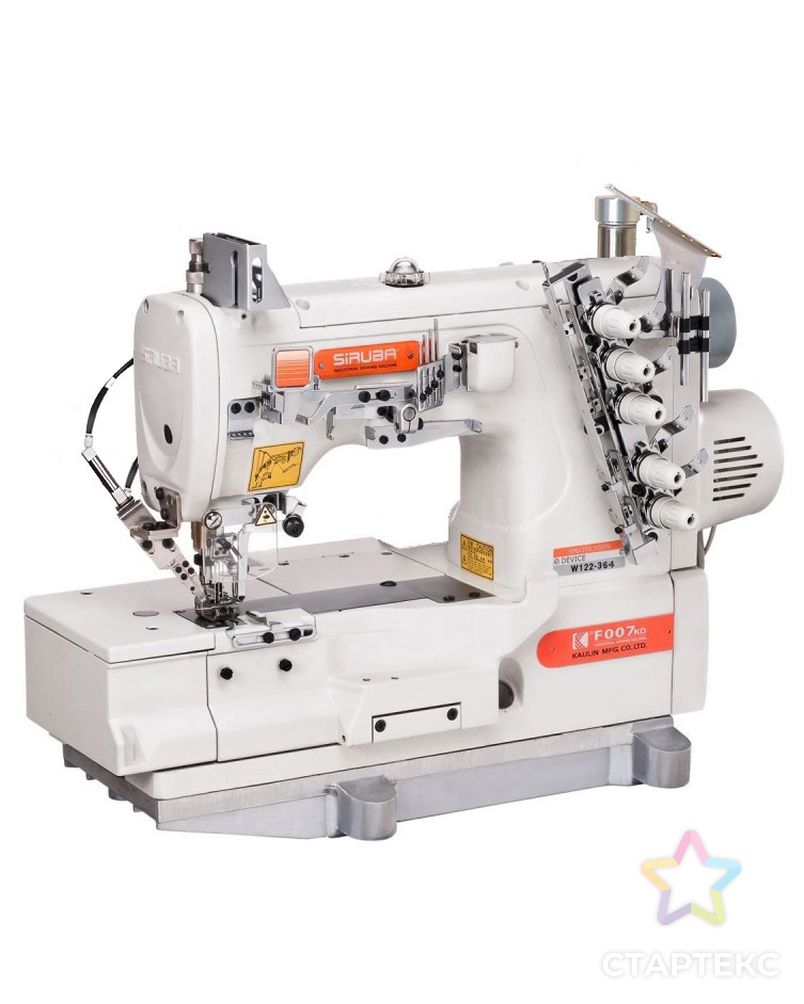 Промышленная швейная машина Siruba F007KD-W122-364/FHA/UTJ (серводвигатель) арт. ТМ-6155-1-ТМ-0010594 1