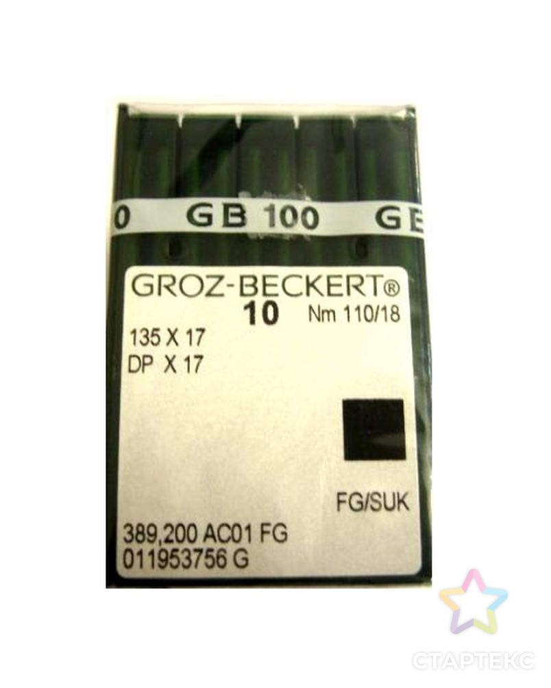 Игла Groz-beckert DPx17 FG/SUK № 110/18 арт. ТМ-6292-1-ТМ-0015305 1