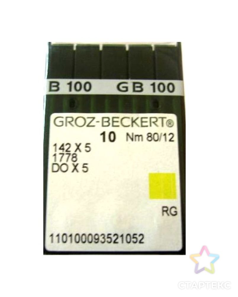 Игла Groz-Beckert DOx5 (142x5) № 80/12 арт. ТМ-6298-1-ТМ-0015312 1