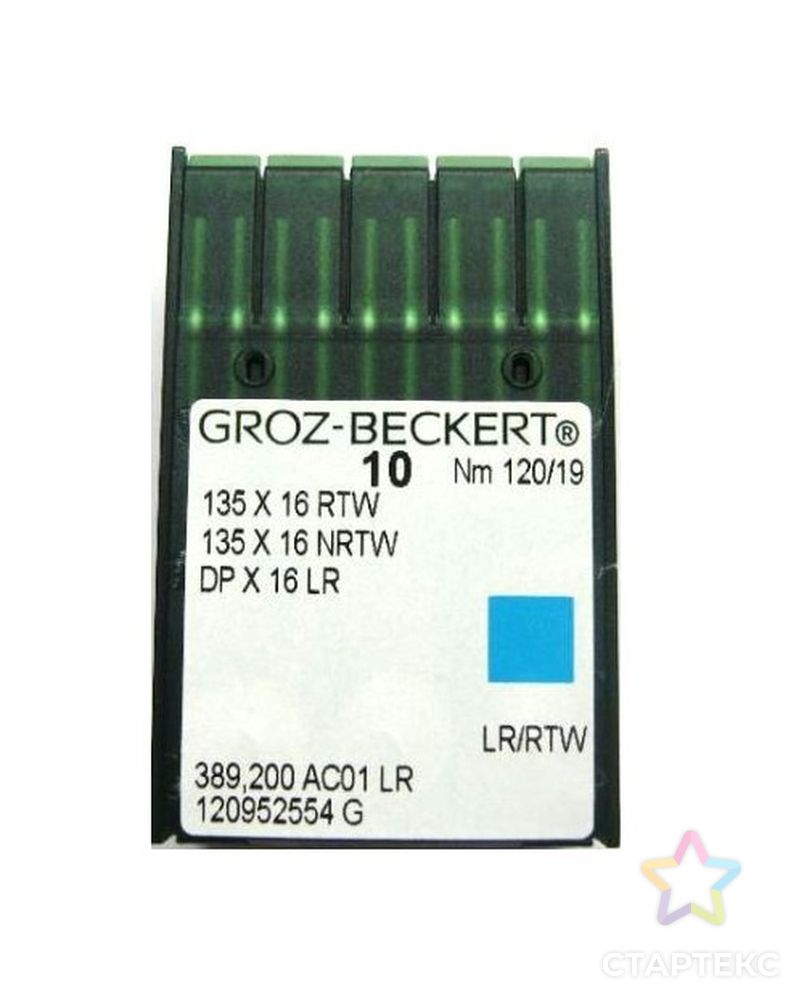 Игла Groz-beckert DPx16 RTW (LR) № 120/19 арт. ТМ-6308-1-ТМ-0015322 1