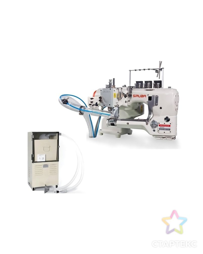 Промышленная швейная машина Siruba D007S-460-02-ET/AW2 (серводвигатель) (флэтлок) арт. ТМ-6792-1-ТМ-0023326 1
