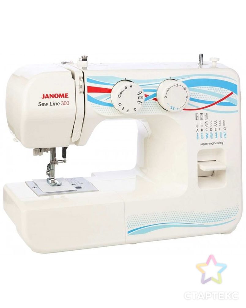 Бытовая швейная машина Janome Sew Line 300 арт. ТМ-8160-1-ТМ-0026026 1