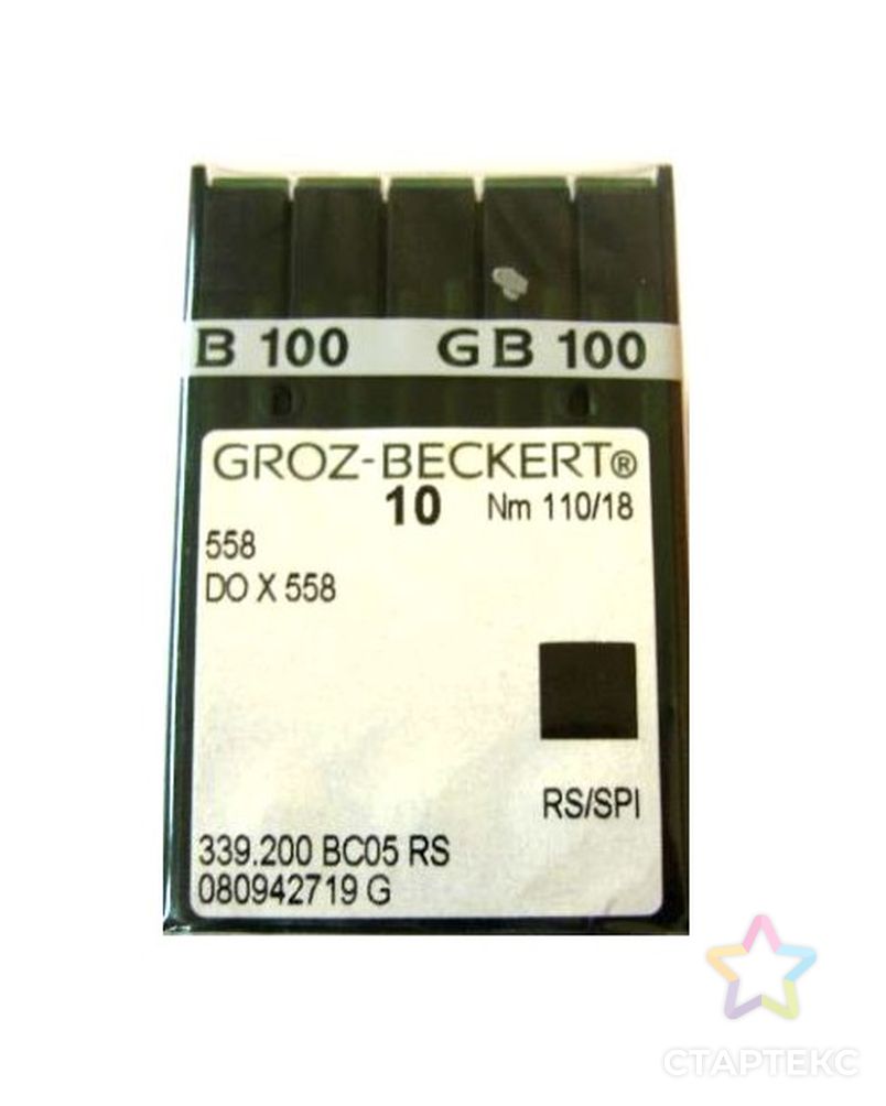 Игла Groz-Beckert 558 (DOx558) RS/SPI № 80/12 арт. ТМ-7376-1-ТМ-0031794 1