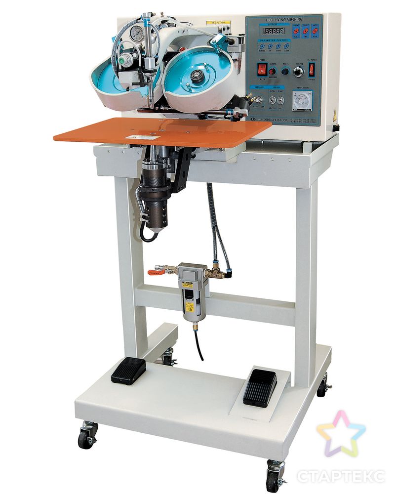 Полуавтоматическая 2-головочная машина для установки страз SEUNG MIN LK-211UH (2B) арт. ТМ-7449-1-ТМ-0033936 1